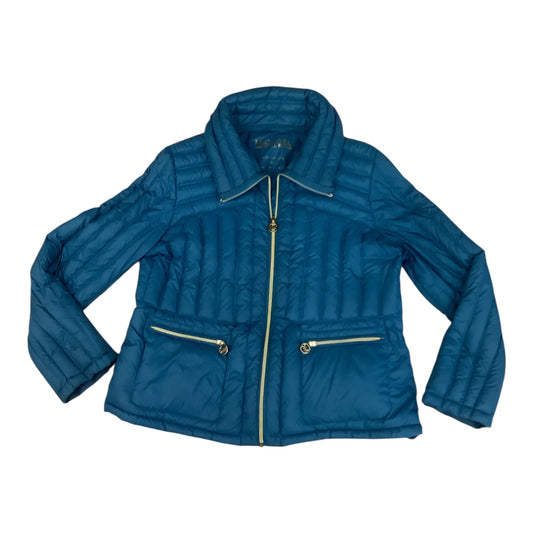 Jacket Designer By Michael Kors In Blue, Size:XLP