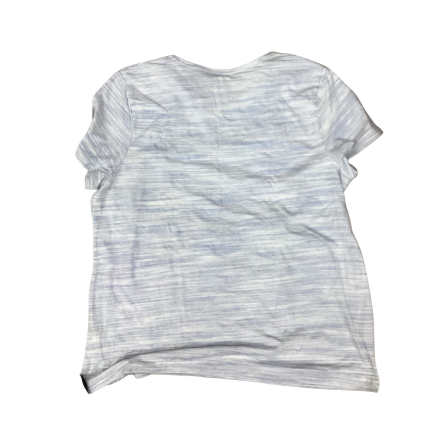 Top Ss By Croft And Barrow In Blue & Cream, Size:Xl