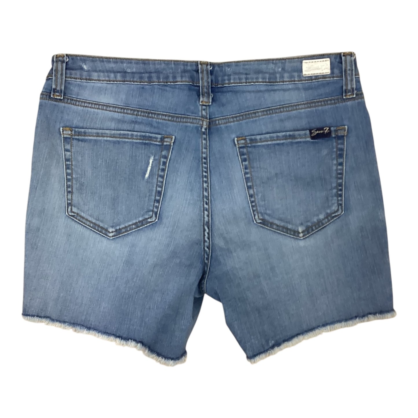 Shorts By Seven 7 In Blue Denim, Size:10