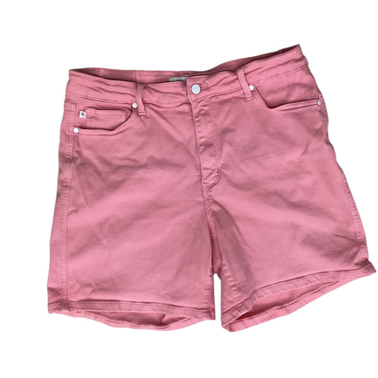 Shorts By Judy Blue In Pink Denim, Size:24