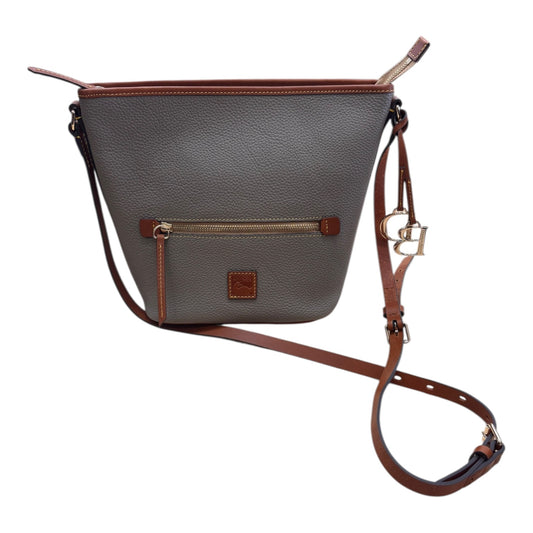 Crossbody Designer By Dooney And Bourke In Taupe, Size:Medium