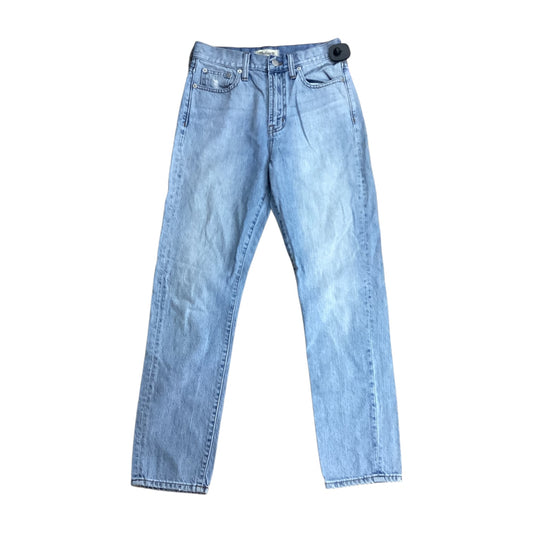 Jeans Straight By Madewell In Blue Denim, Size:2