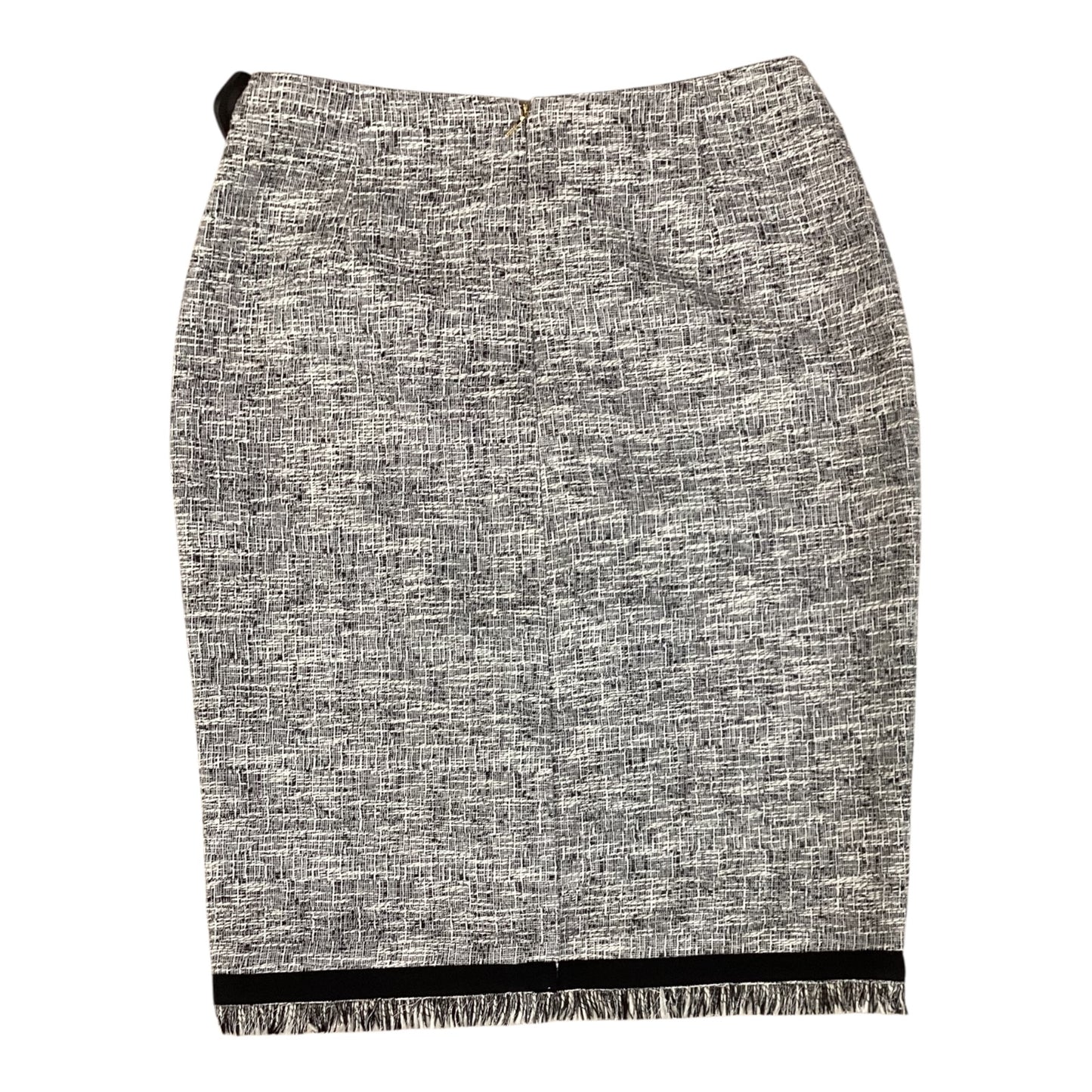 Dress Casual Midi By Calvin Klein In Black & White, Size:6
