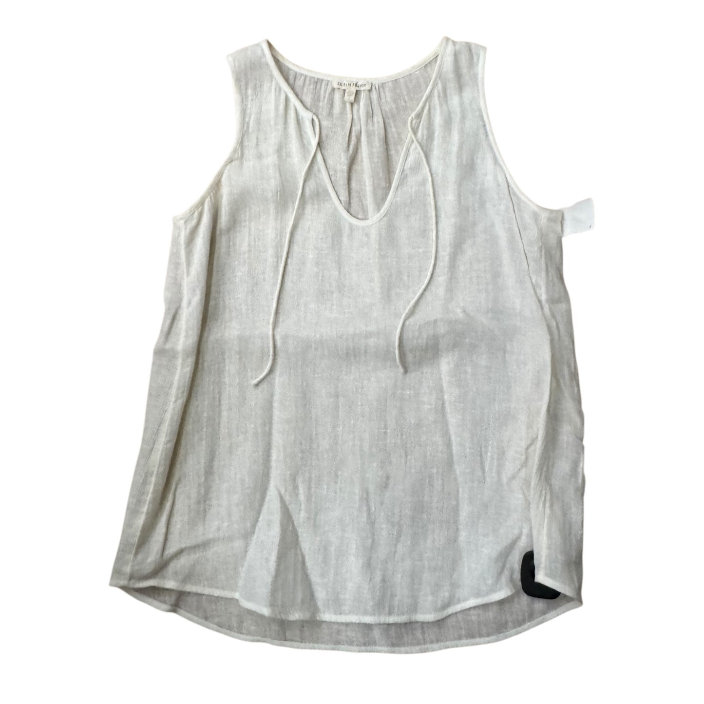 Top Sleeveless By Eileen Fisher In Cream, Size:S
