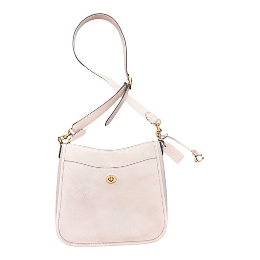 Crossbody Designer By Coach In Cream, Size:Medium