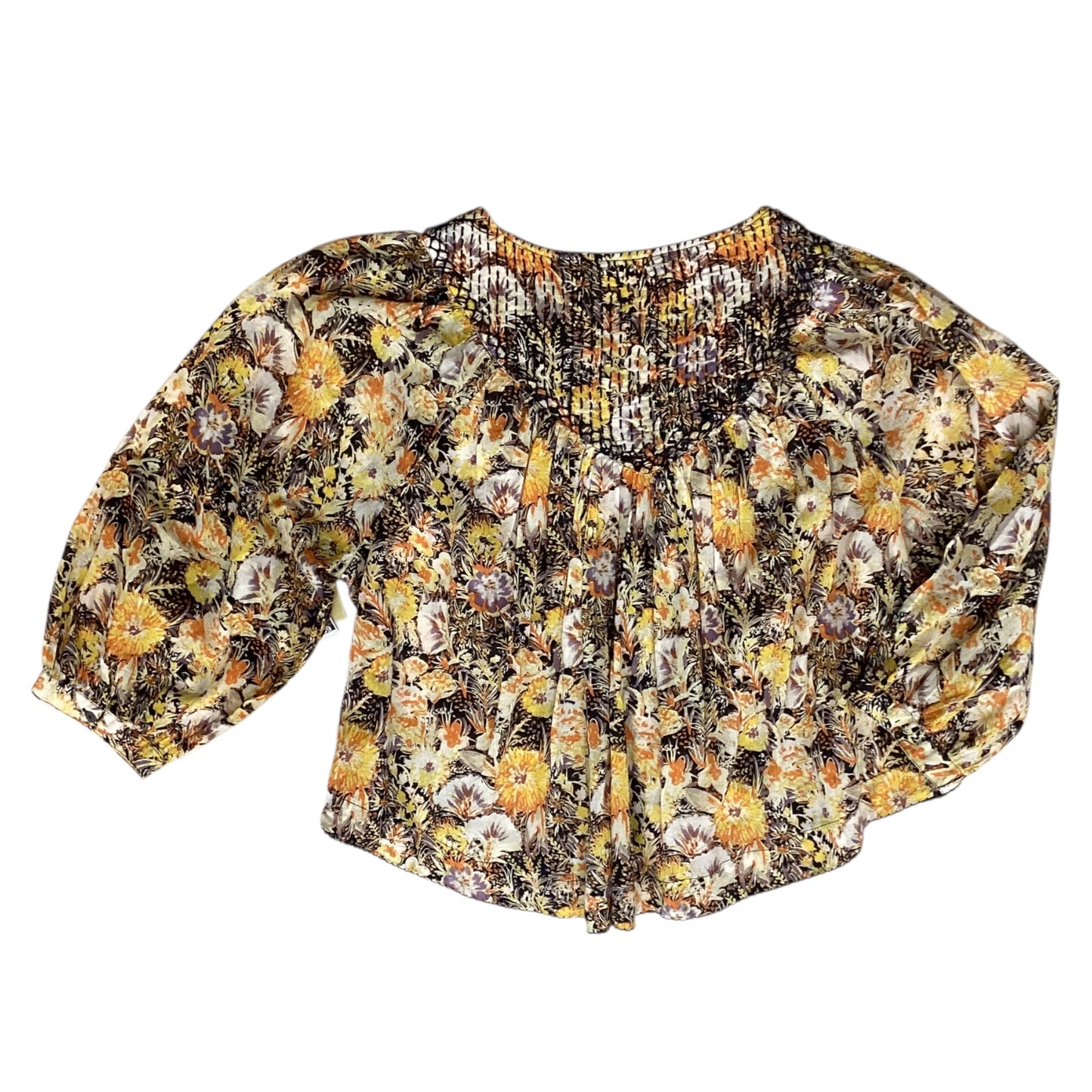 Blouse Ls By We The Free In Floral Print, Size:S