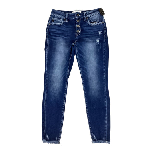 Jeans Skinny By Kancan In Blue Denim, Size:2