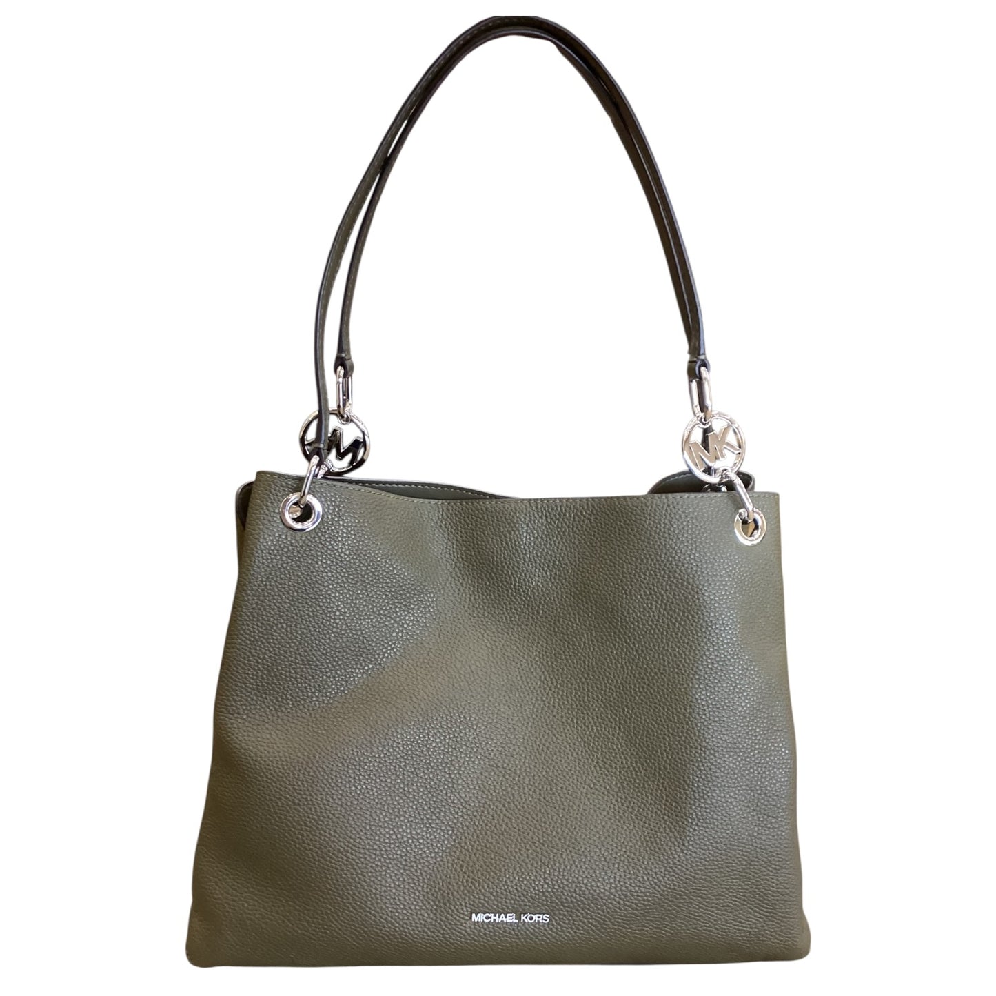 Handbag Designer By Michael Kors In Green, Size:Large