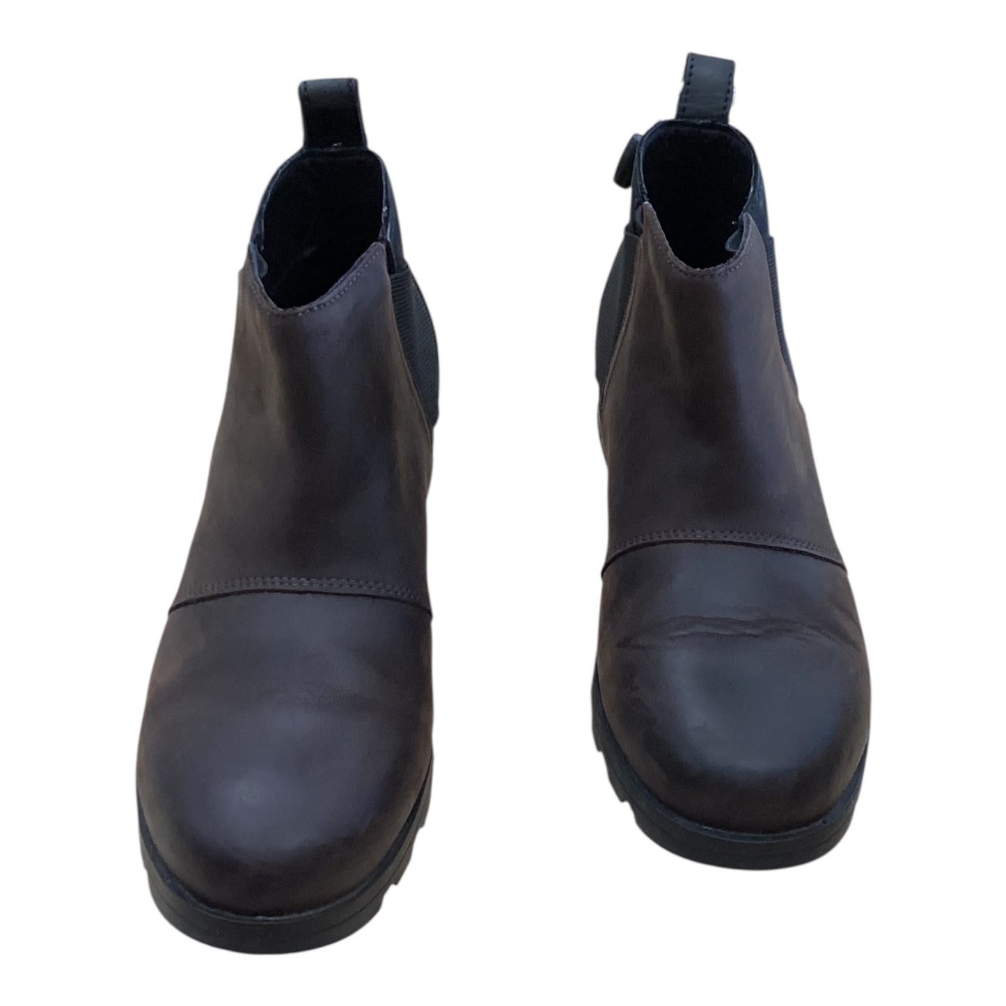 Boots Ankle Flats By Sorel In Brown, Size:9.5