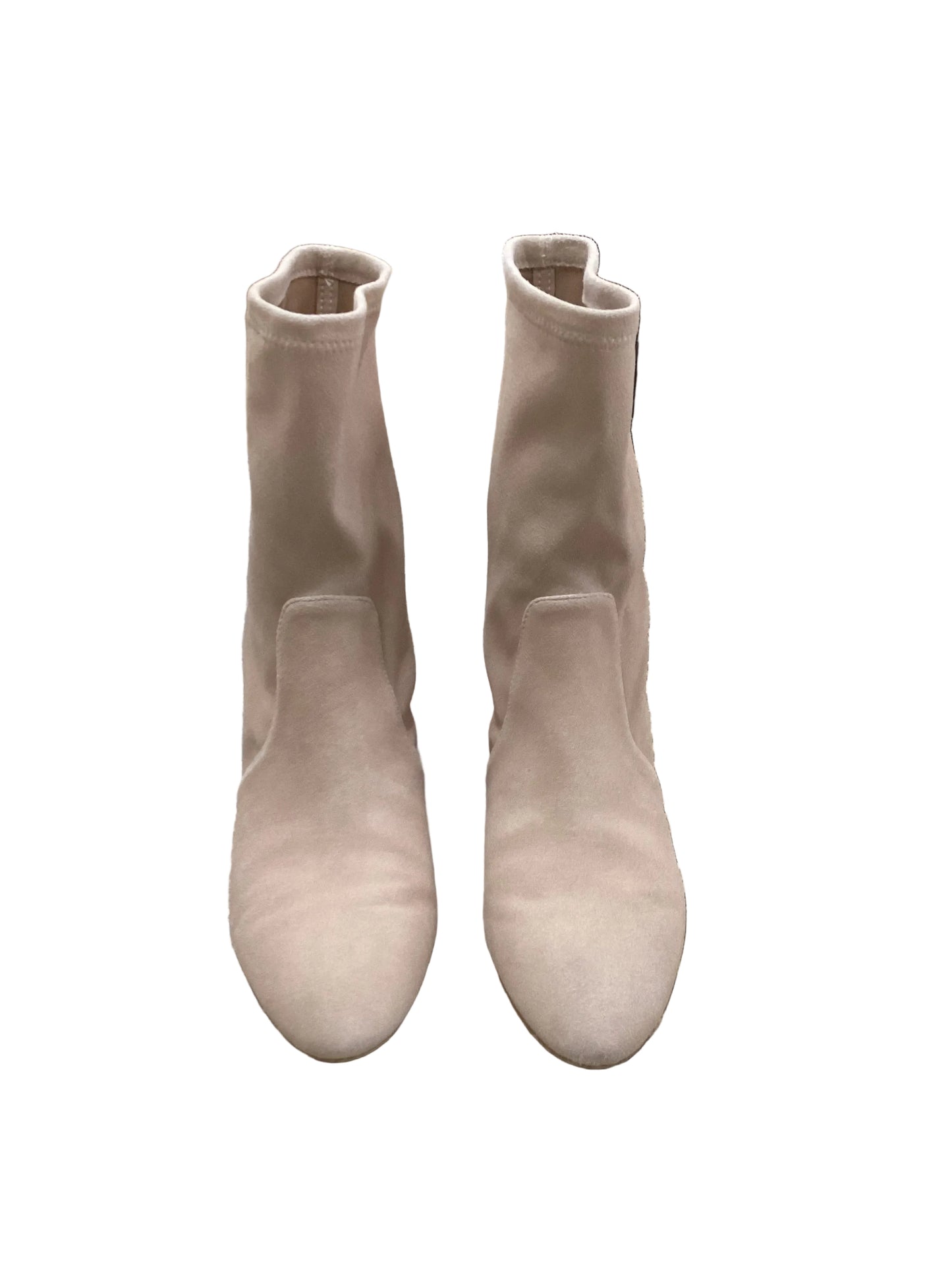Boots Designer By Stuart Weitzman In Tan, Size:7