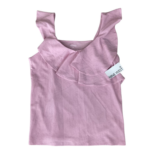 Top Sleeveless By Nine West In Pink, Size:M