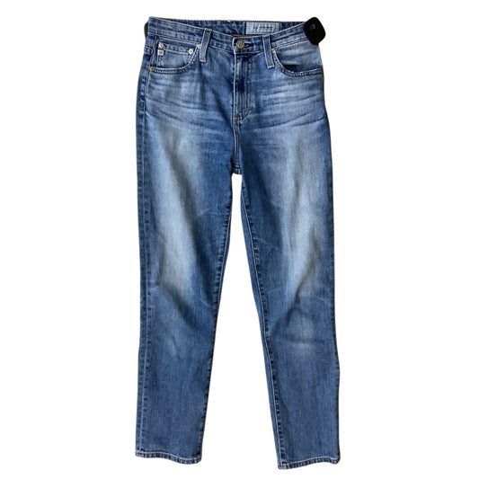 Jeans Straight By Ag Jeans In Blue, Size:4
