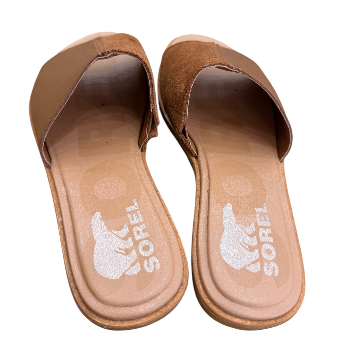 Sandals Flats By Sorel In Brown, Size:7.5