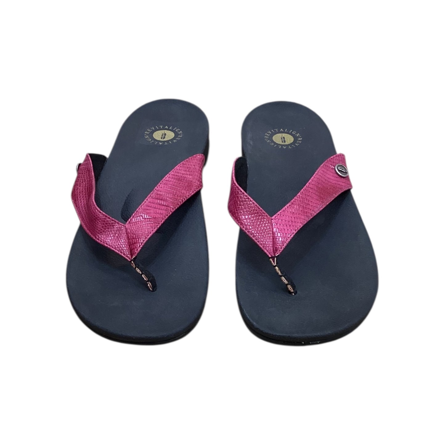 Sandals Flip Flops By Clothes Mentor In Pink, Size:10