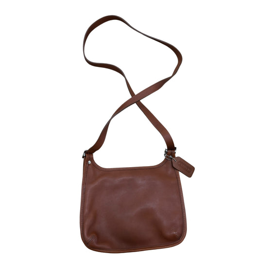 Crossbody Designer By Coach In Tan, Size:Small