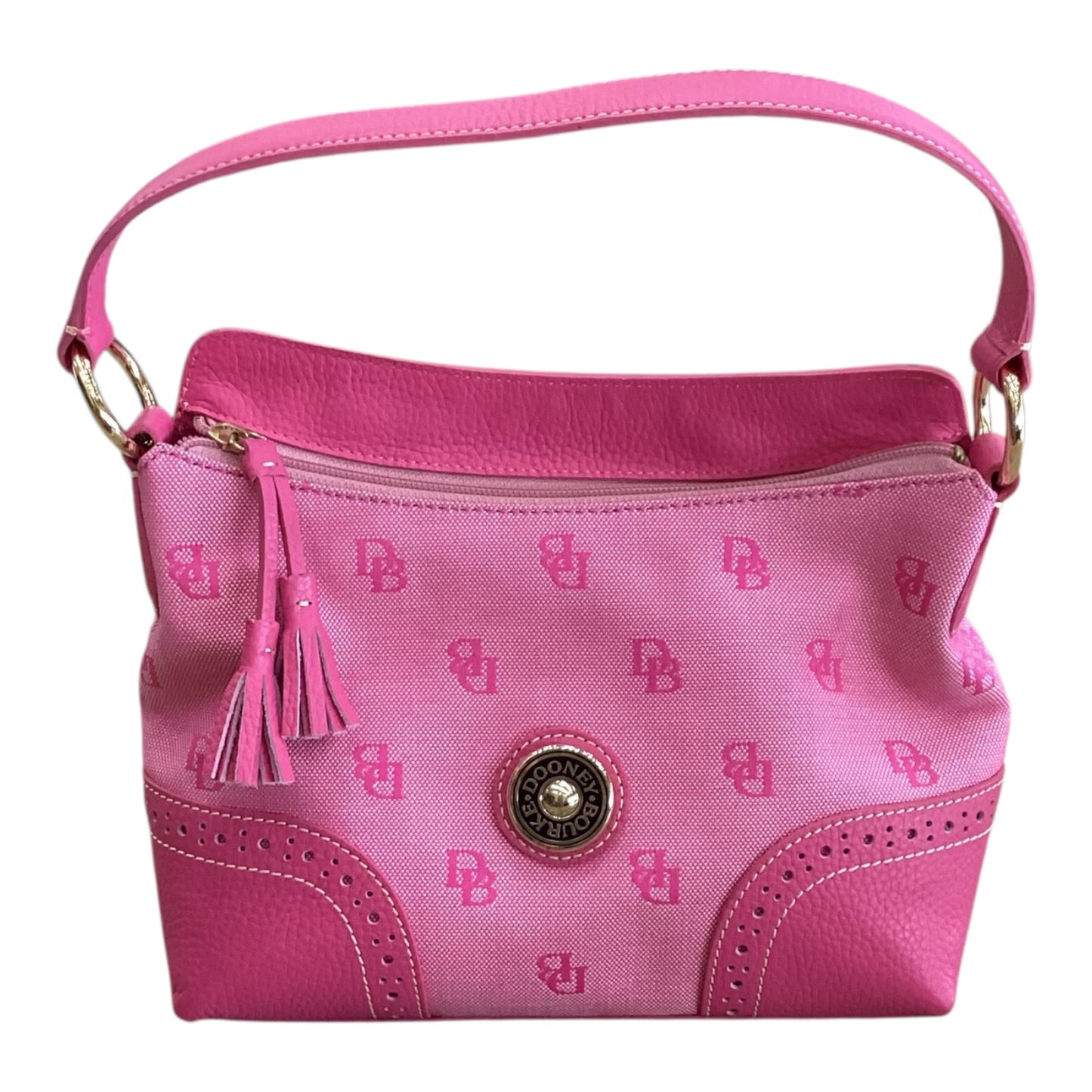 Handbag Designer By Dooney And Bourke In Pink, Size:Medium