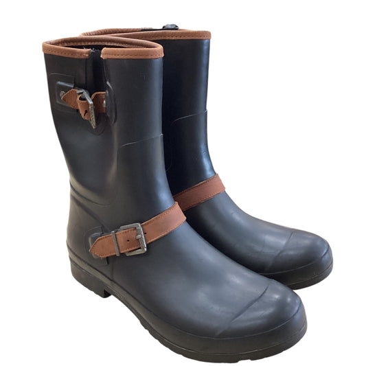 Boots Rain By Sperry In Black & Brown, Size:11