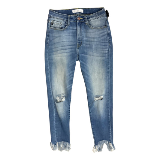 Jeans Skinny By Kancan In Blue Denim, Size:6