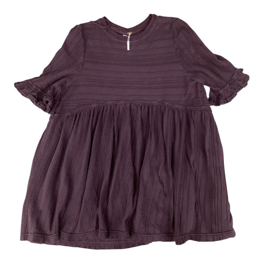 Tunic Ss By Free People In Purple, Size:Sp