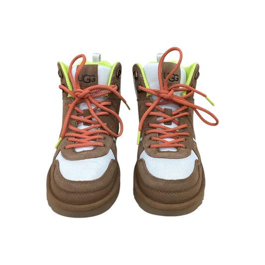 Shoes Designer By Ugg In Brown & Orange, Size:8