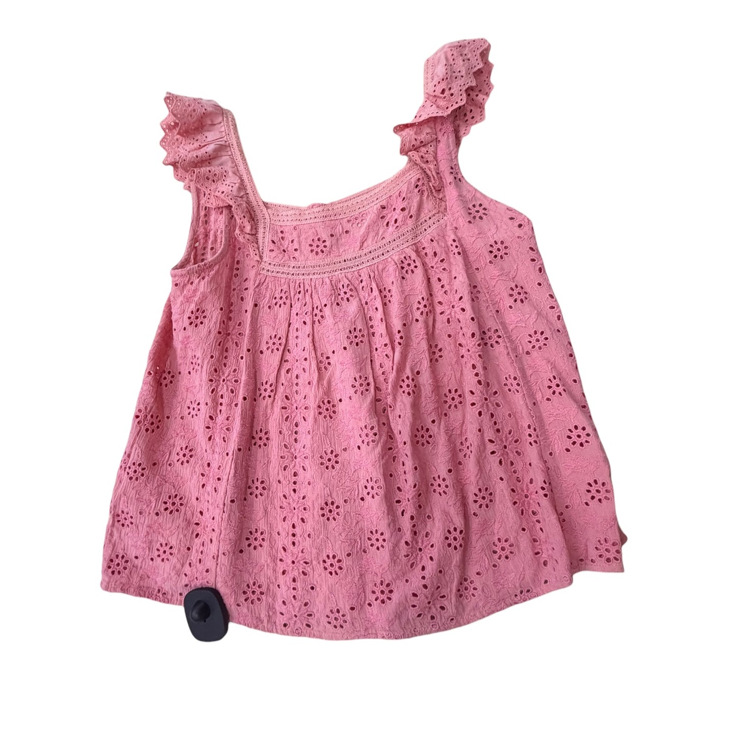 Blouse Ss By Lucky Brand In Pink, Size:S