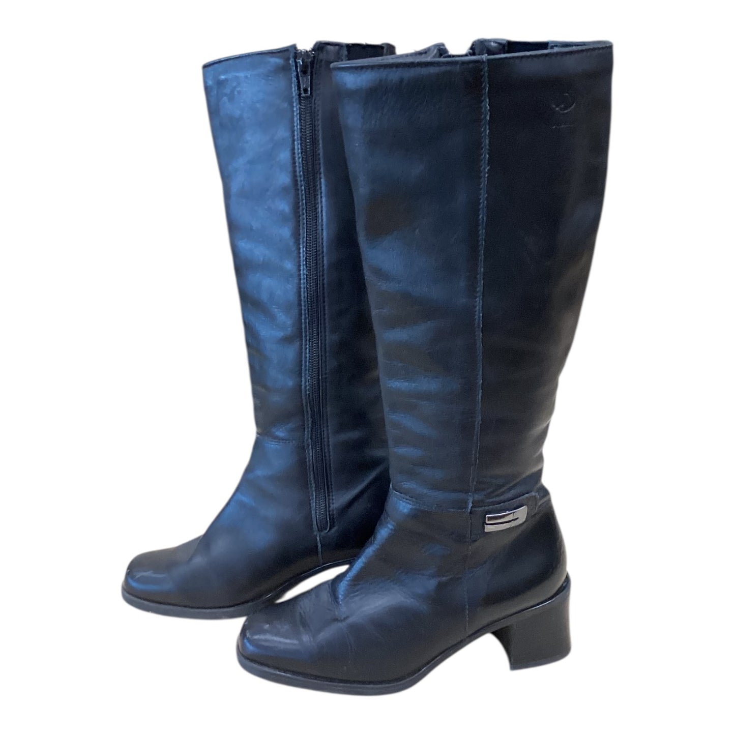 Boots Leather By Blondo In Black, Size:6.5
