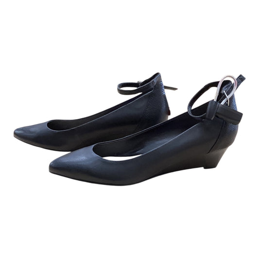 Shoes Heels Wedge By Nine West In Black, Size:6