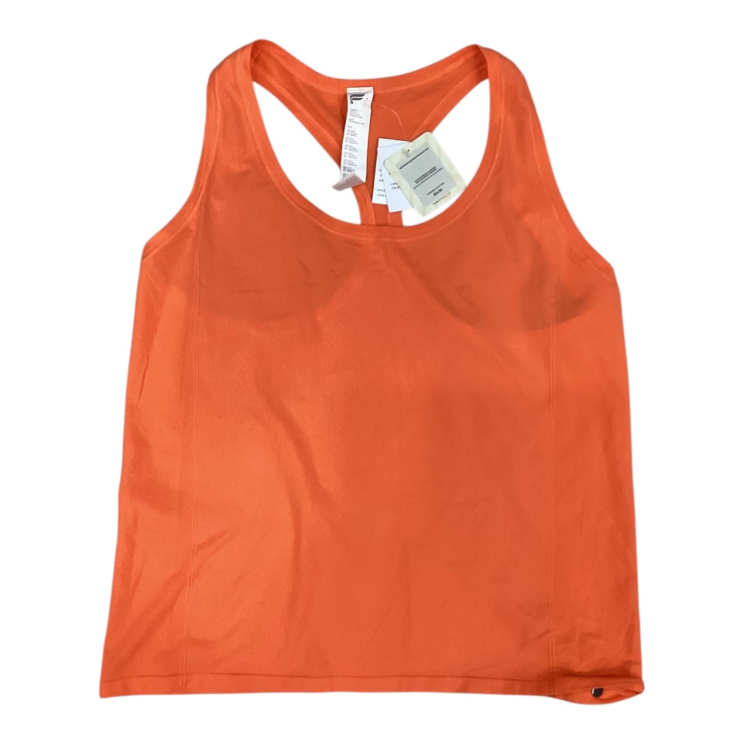 Athletic Tank Top By Fabletics In Orange, Size:Xl