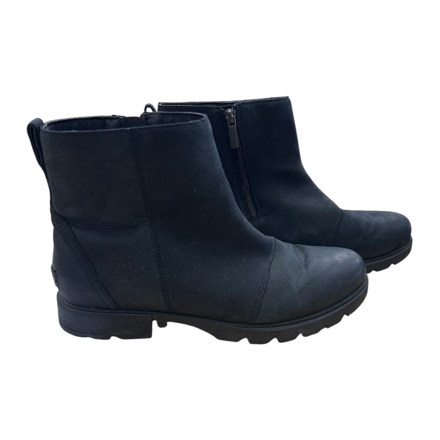 Boots Ankle Flats By Sorel In Black, Size:10.5