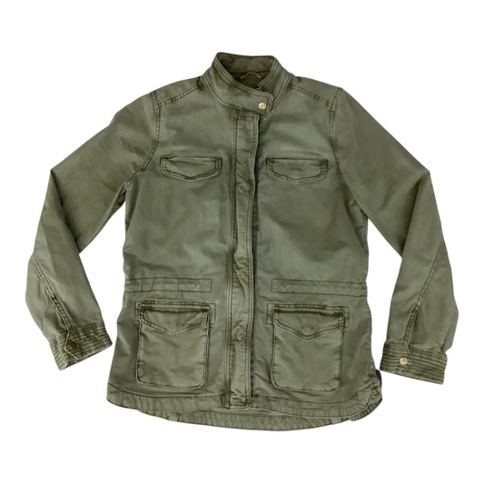 Jacket Denim By Lucky Brand In Green, Size:S