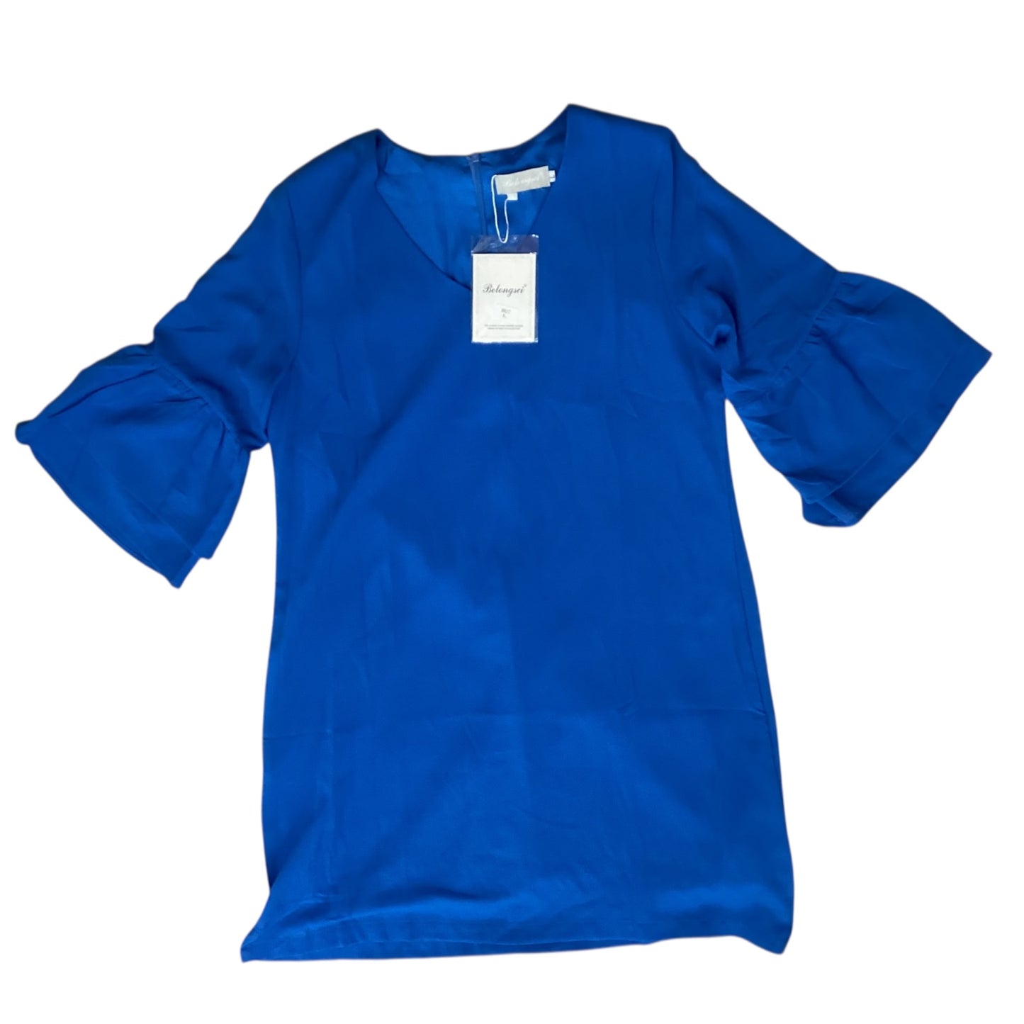 Dress Casual Short By Clothes Mentor In Blue, Size:L