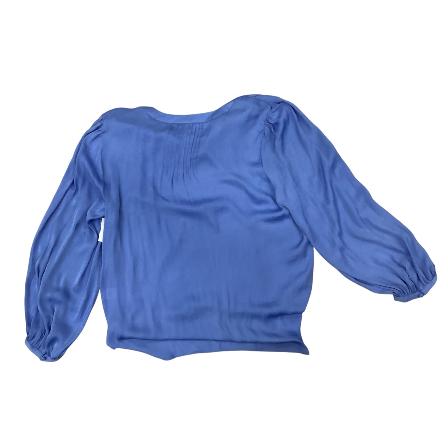Blouse Ls By Nine West In Blue, Size:1X