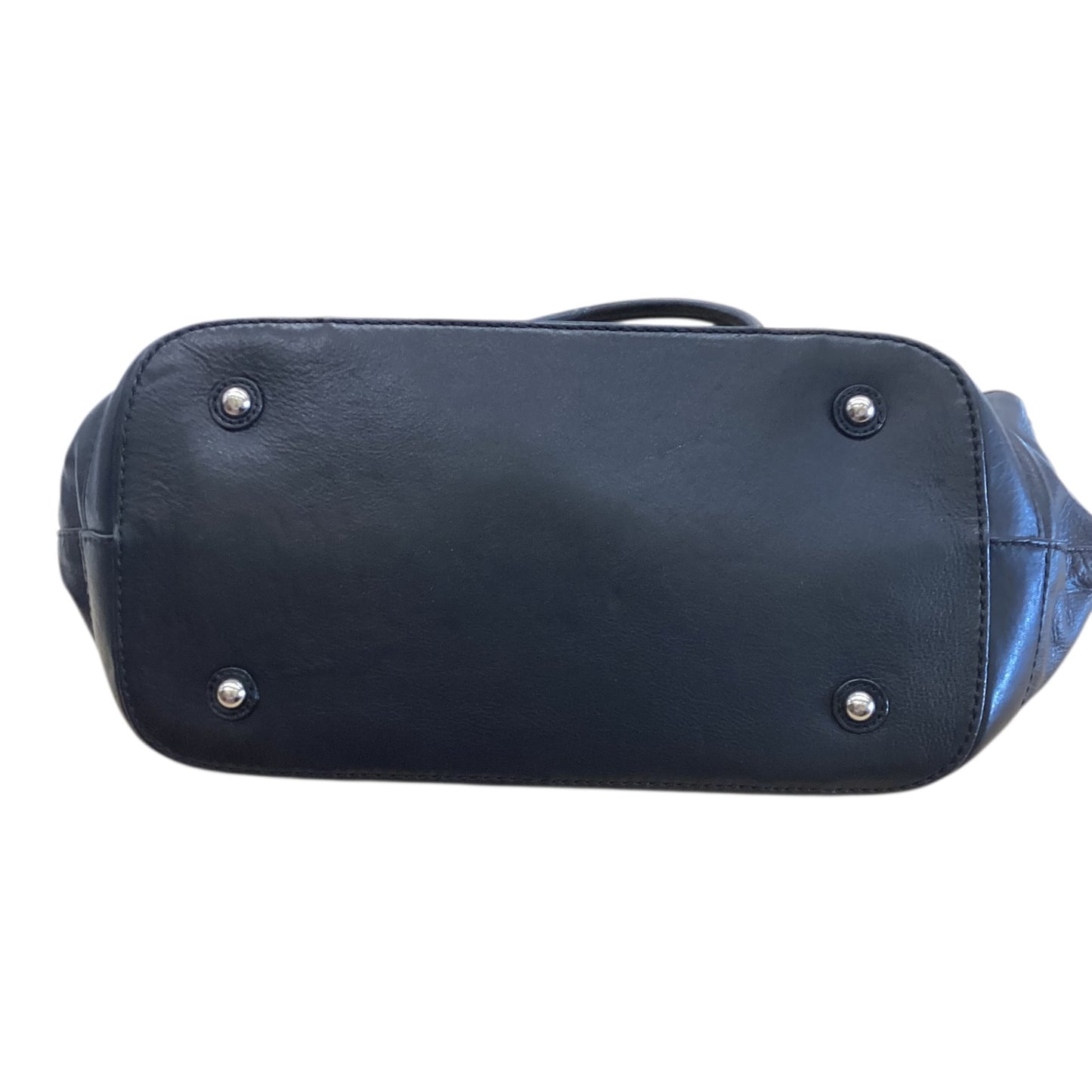 Handbag Leather By Margot In Black, Size:Large