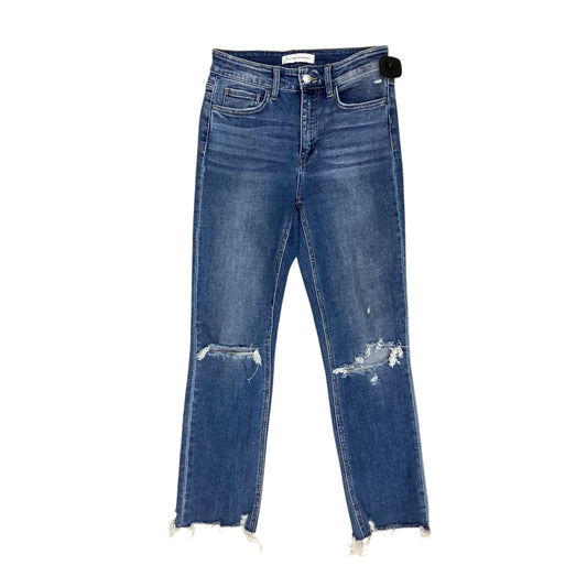 Jeans Straight By Flying Monkey In Blue Denim, Size:4