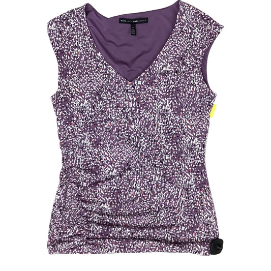 Top Sleeveless By White House Black Market In Purple, Size:S