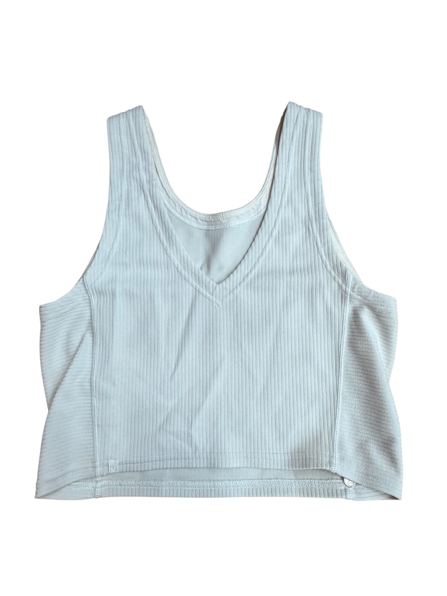Athletic Bra By Lululemon In Cream, Size:S