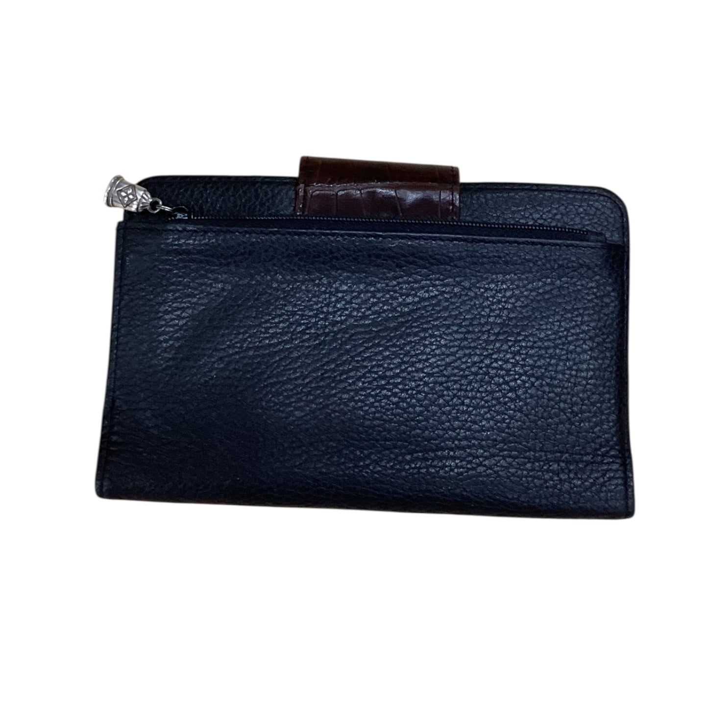 Wallet By Brighton In Black & Brown, Size:Small