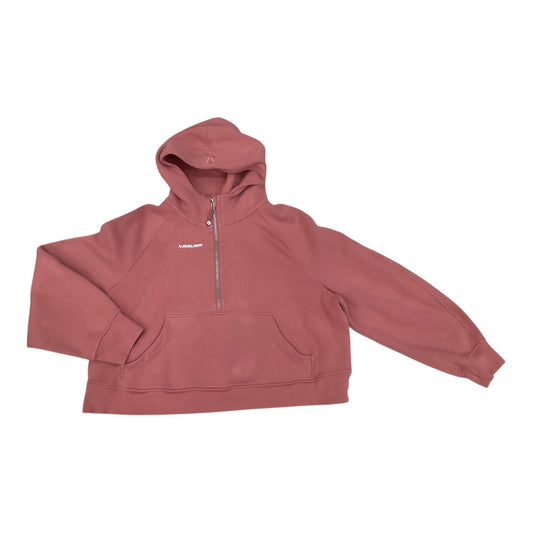 Athletic Sweatshirt Hoodie By Lululemon In Pink, Size:Xl