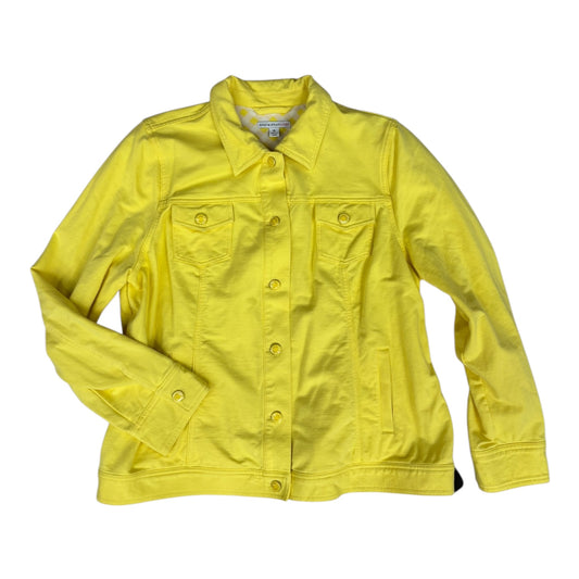 Jacket Other By Isaac Mizrahi Live Qvc In Yellow, Size:Xl
