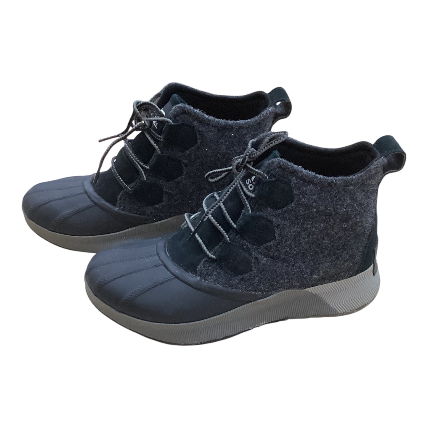 Boots Snow By Sorel In Black, Size:7.5