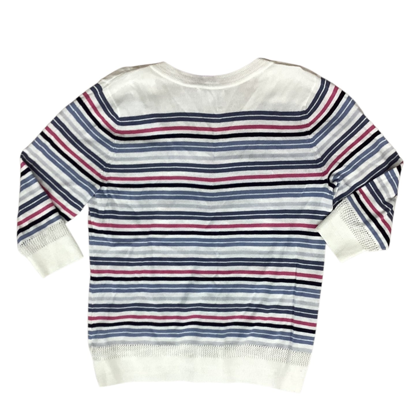 Top 3/4 Sleeve By Christopher And Banks In Striped Pattern, Size:Lp
