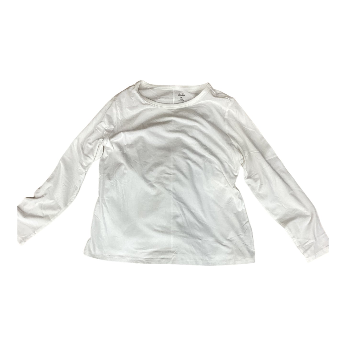 Top Ls By Ana In White, Size:Xlp