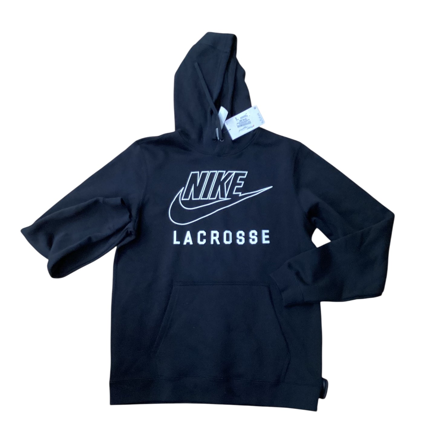 Athletic Sweatshirt Hoodie By Nike In Black, Size:M