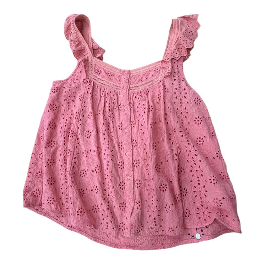 Blouse Ss By Lucky Brand In Pink, Size:S