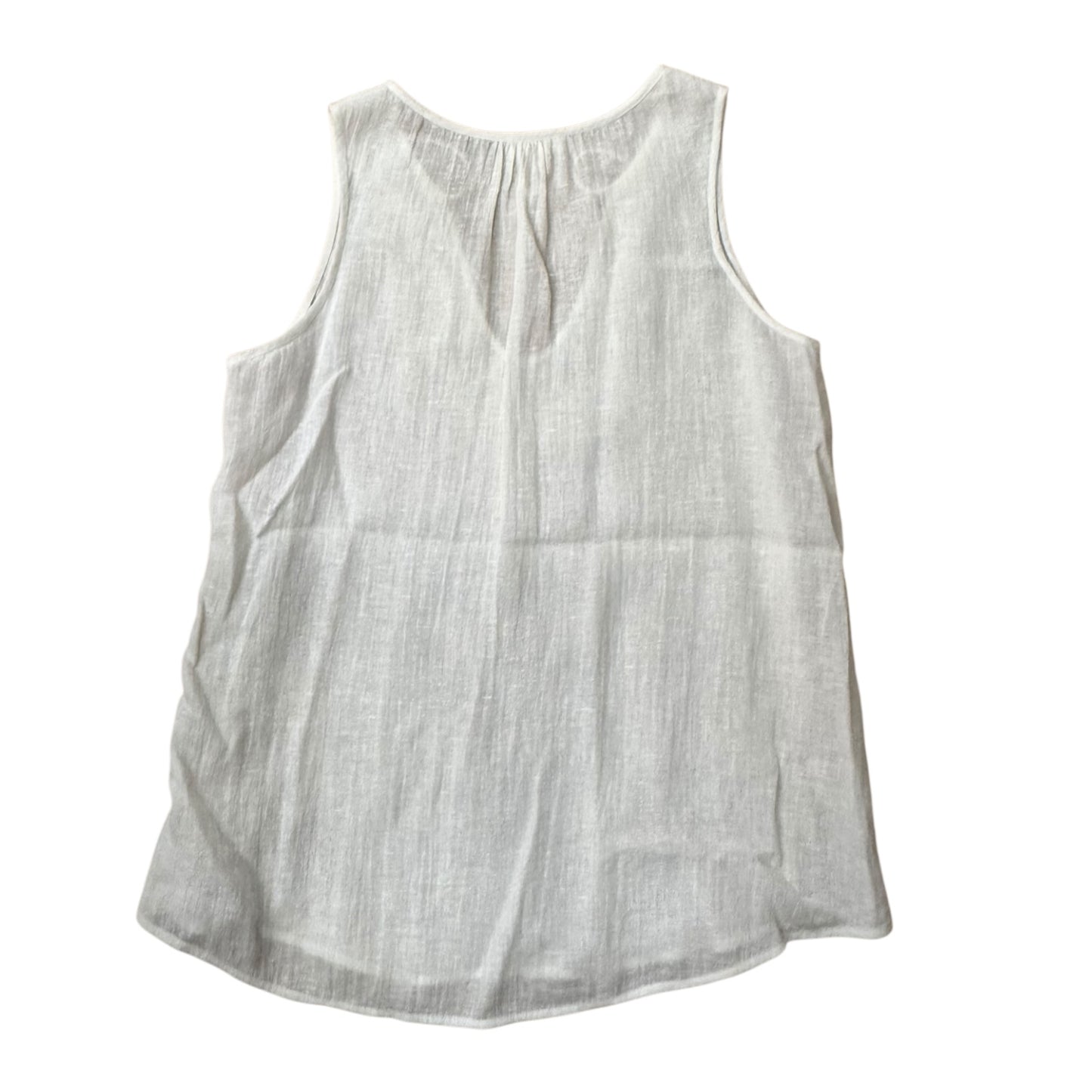 Top Sleeveless By Eileen Fisher In Cream, Size:S