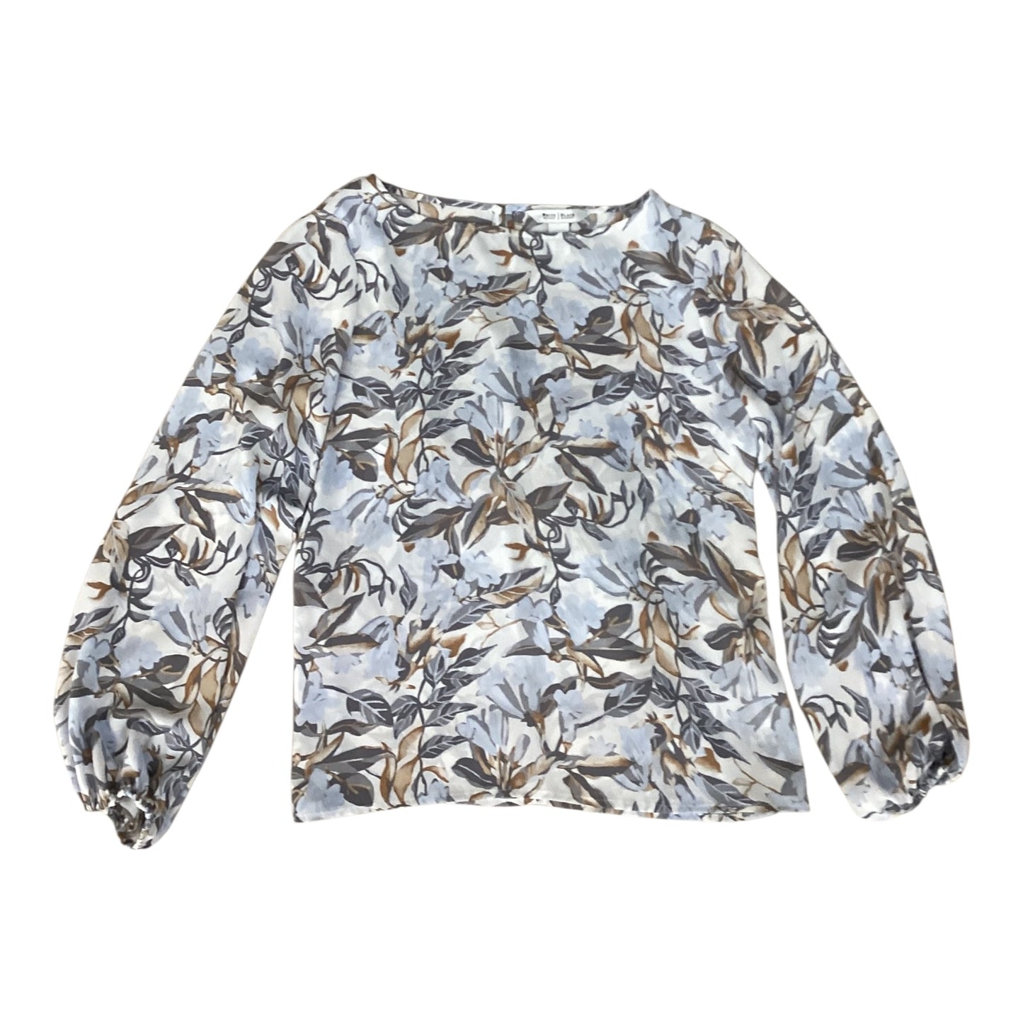 Top Ls By White House Black Market In Blue & White, Size:S