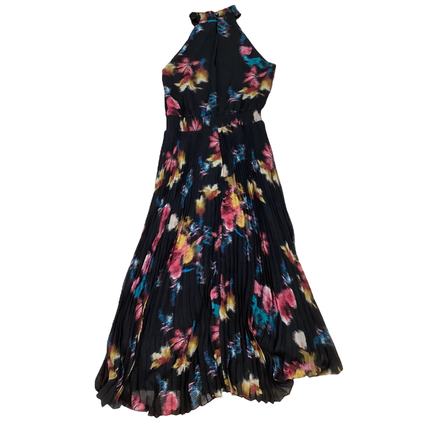 Dress Casual Maxi By White House Black Market In Black & Pink, Size:S