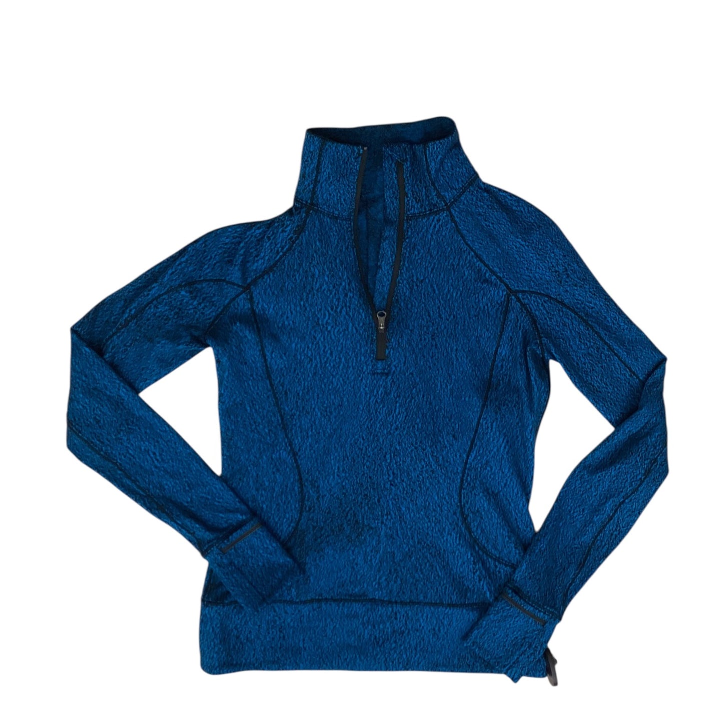 Athletic Jacket By Lululemon In Blue, Size:S