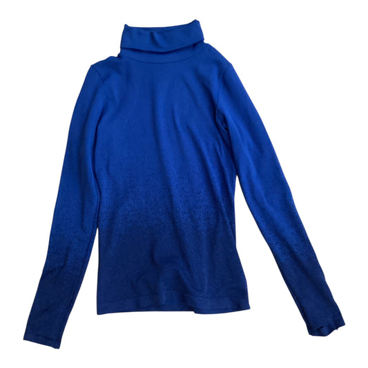 Athletic Top Ls Collar By Athleta In Blue, Size:S
