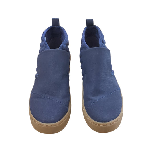 Shoes Flats By Toms In Navy, Size:8